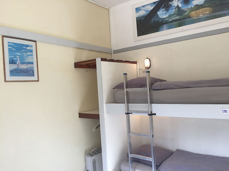 Chambre communicante 2 lits twin + 2 lits cabines